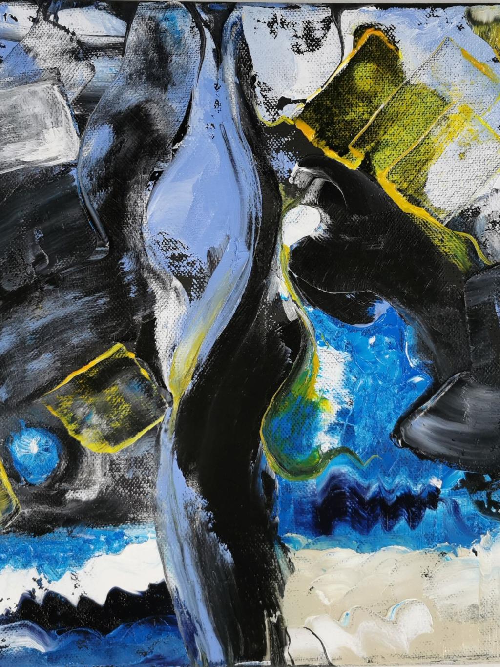 "Format" 1/2022, 30 x 25 cm, Ölfarbe auf Leinwand