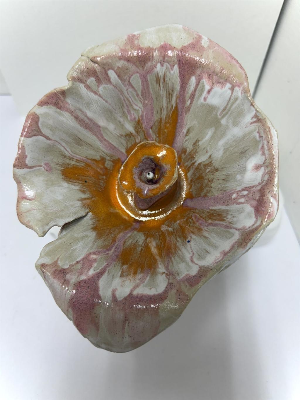 große Blüte orange